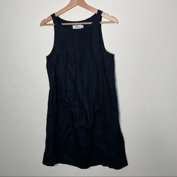 chinese dress ladies Easy Short Linen Pintuck Dress C536 – YLISTYLE